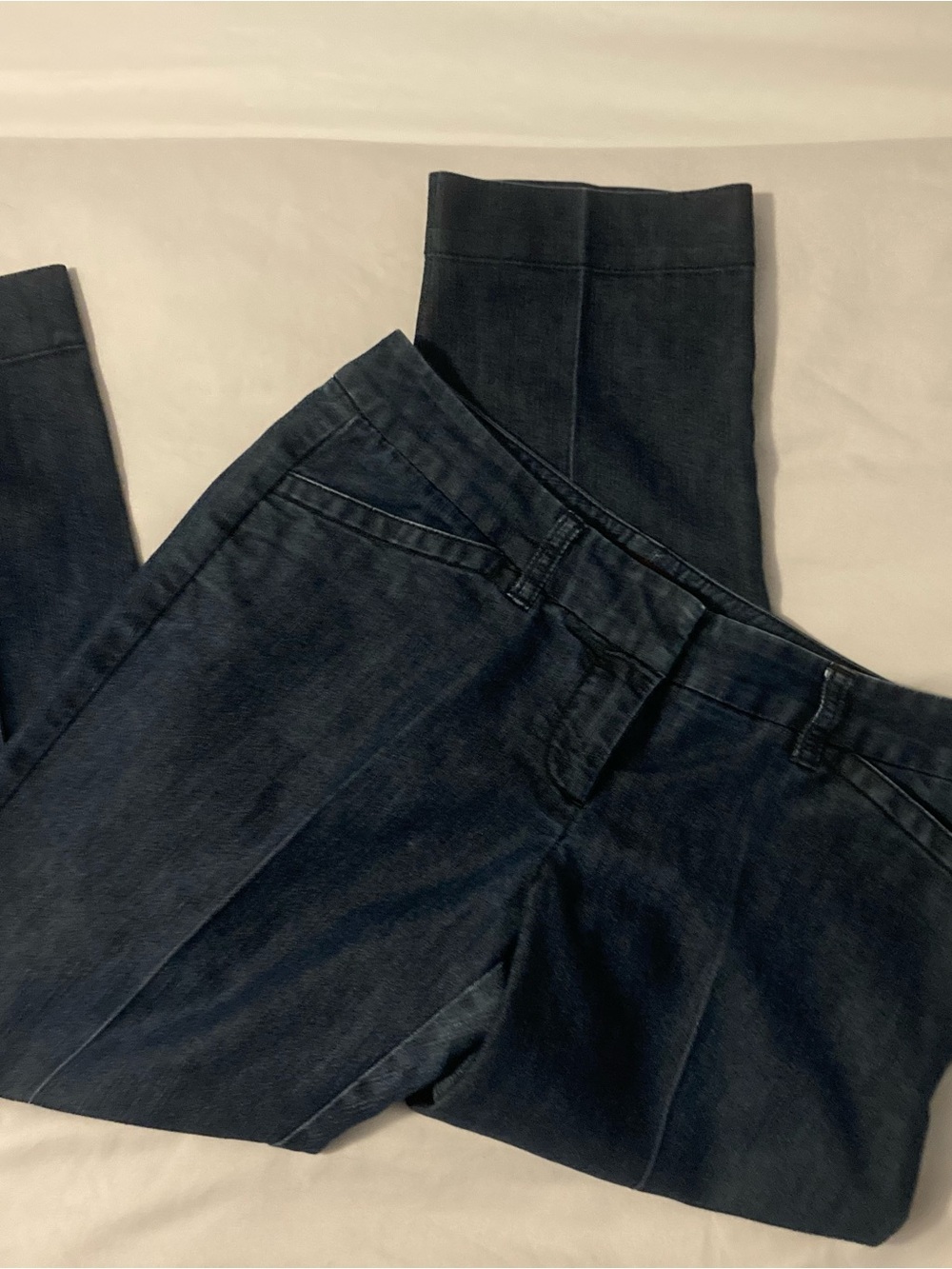 The Limited Indigo Drew Fit cropped jeans